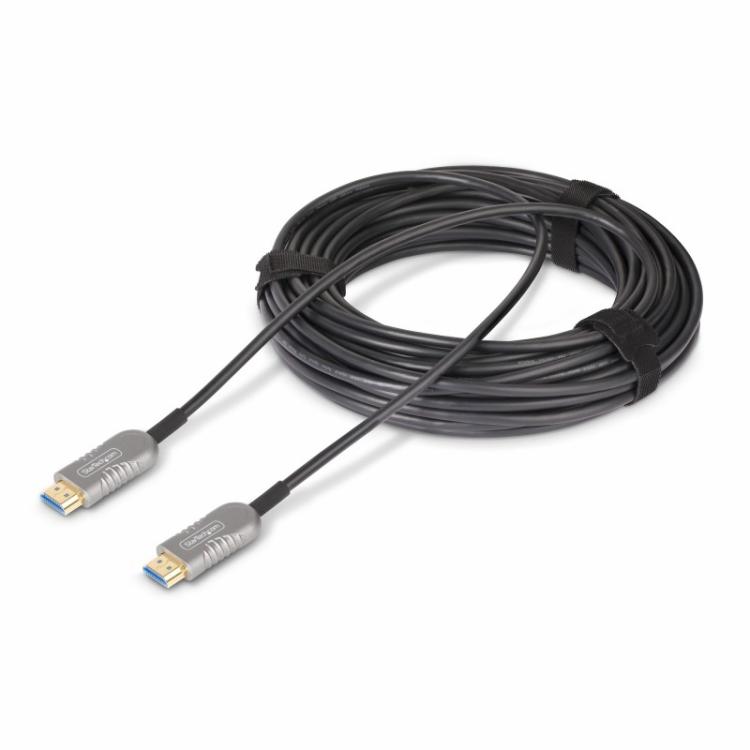 StarTech.com - Cable HDMI 2.1 Híbrido Activo Óptico AOC de 15,2m - CMP Plenum - Cable HDMI 2.0/2.1 de Ultra Alta Velocidad 8K de