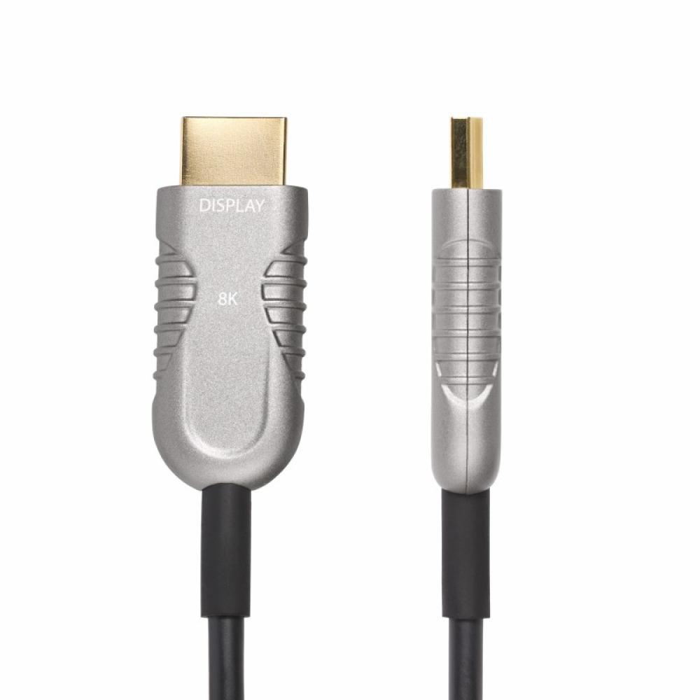 StarTech.com - Cable HDMI 2.1 Híbrido Activo Óptico AOC de 15,2m - CMP Plenum - Cable HDMI 2.0/2.1 de Ultra Alta Velocidad 8K de