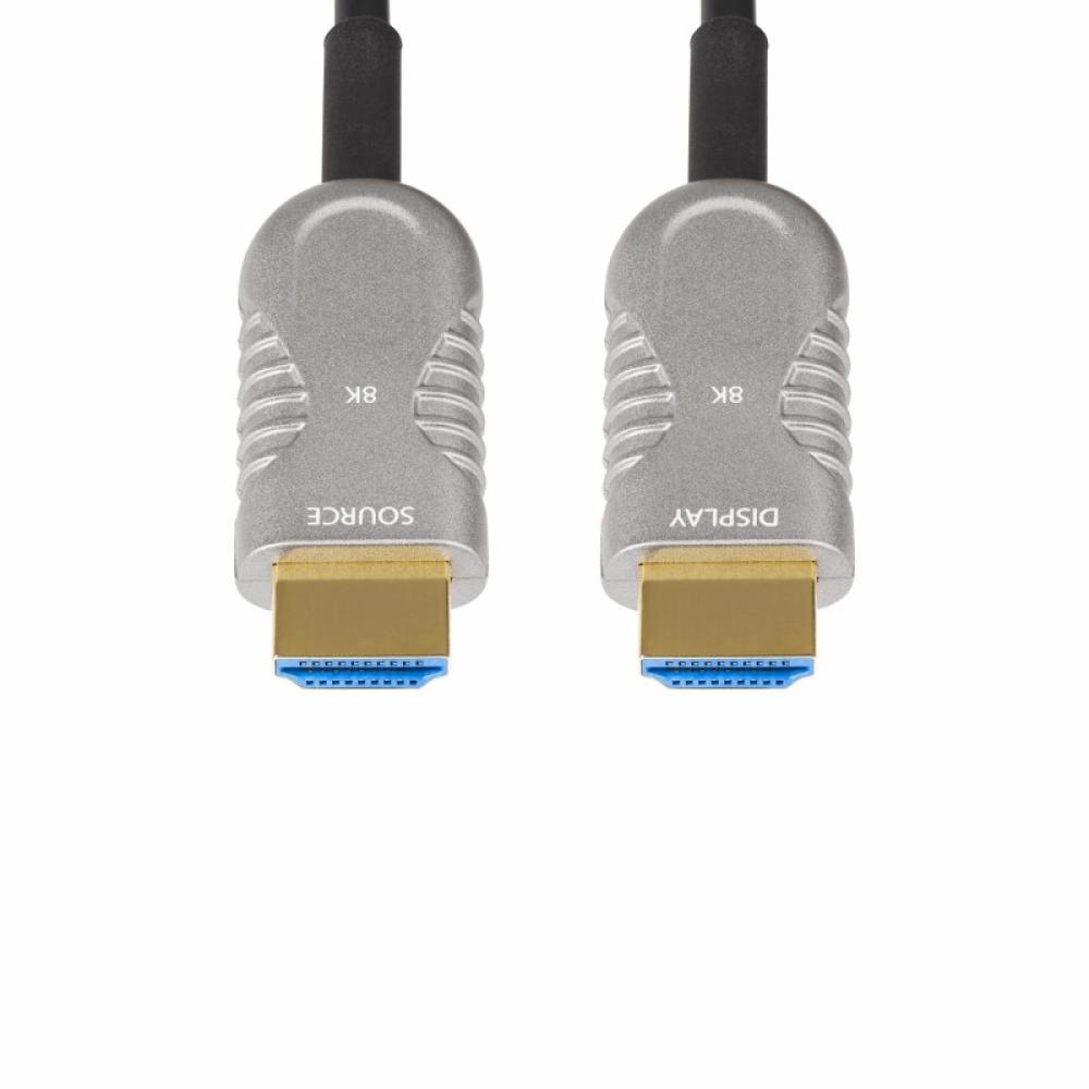 StarTech.com - Cable HDMI 2.1 Híbrido Activo Óptico AOC de 15,2m - CMP Plenum - Cable HDMI 2.0/2.1 de Ultra Alta Velocidad 8K de