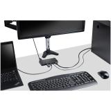 StarTech.com - Switch Conmutador de 2 Puertos Híbrido USB-A HDMI y USB-C para 1 Monitor HDMI 2.0 4K de 60Hz para Ordenador de So