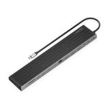 AISENS - USB-C Dock 13 en 1, USB-C A 2xHDMI, 1xDisplayPort, 1xRJ45, 3xUSB-A, 2xUSB-C, 1xUSB-C PD, 1xSD, 1xMicro SD, 1xAudio, 1xR
