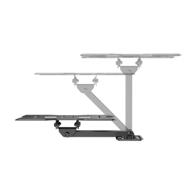 AISENS - Soporte Eco Giratorio, Inclinable Para Monitor/TV 30kg (2 Pivotes) De 23"-43", Negro