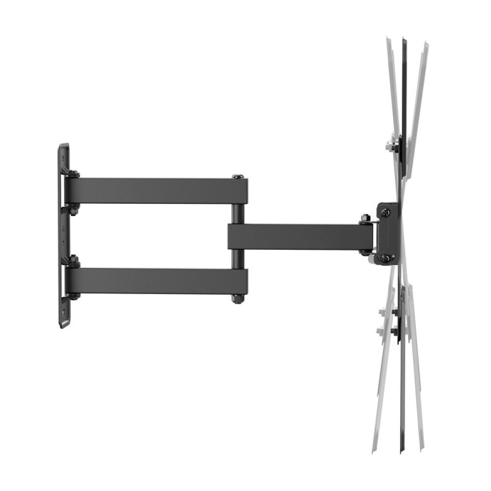 AISENS - Soporte Eco Giratorio, Inclinable Para Monitor/TV 30kg (3 Pivotes) De 23"-65", Negro