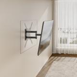 AISENS - Soporte Eco Giratorio, Inclinable Para Monitor/TV 30kg (3 Pivotes) De 23"-65", Negro