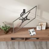 AISENS - Soporte Eco Giratorio, Inclinable Para Monitor/TV 30kg (3 Pivotes) De 23"-65", Negro