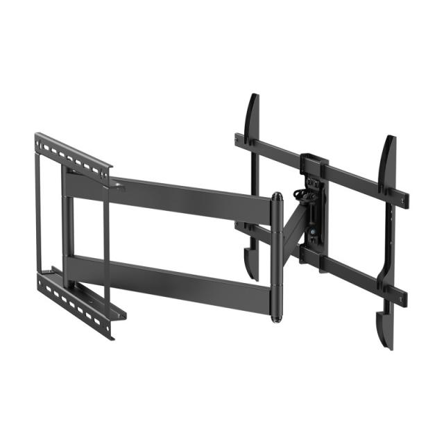 AISENS - Soporte Pro Giratorio, Inclinable y Nivelable para Monitor/TV 50kg de 43"-80", Negro