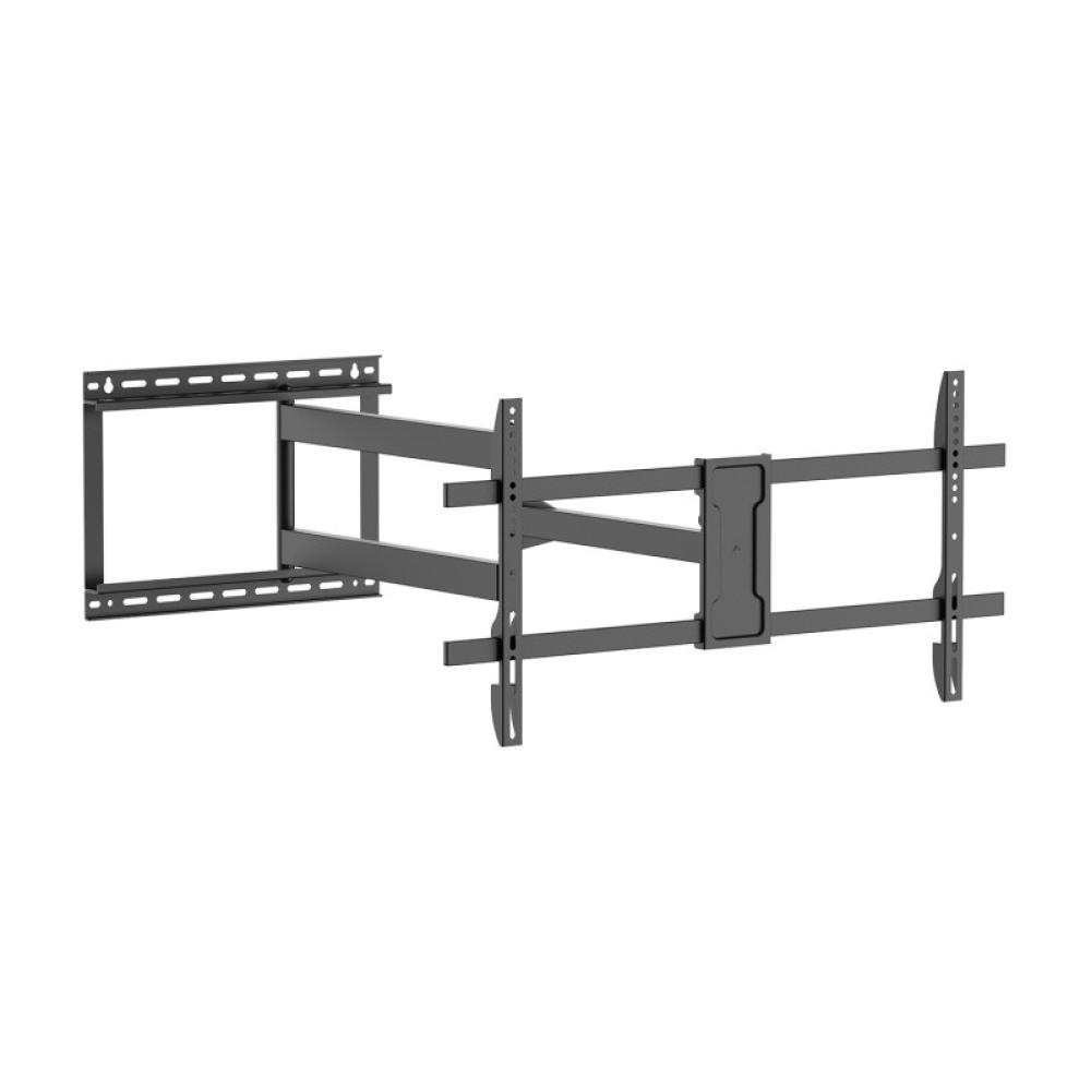 AISENS - Soporte Pro Giratorio, Inclinable y Nivelable para Monitor/TV 50kg de 43"-80", Negro