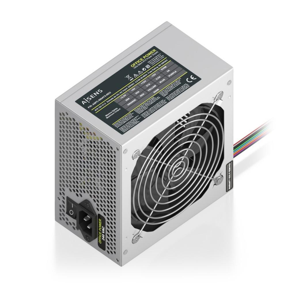 AISENS - Fuente Alimentacion ATX 500W OEM, Plata