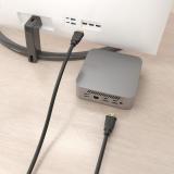 AISENS - Cable HDMI V2.1 CCS Ultra Alta Velocidad / HEC 8K@60Hz 48Gbps, A/M-A/M, Negro, 0.5m