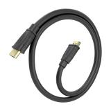AISENS - Cable HDMI V2.1 CCS Ultra Alta Velocidad / HEC 8K@60Hz 48Gbps, A/M-A/M, Negro, 0.5m