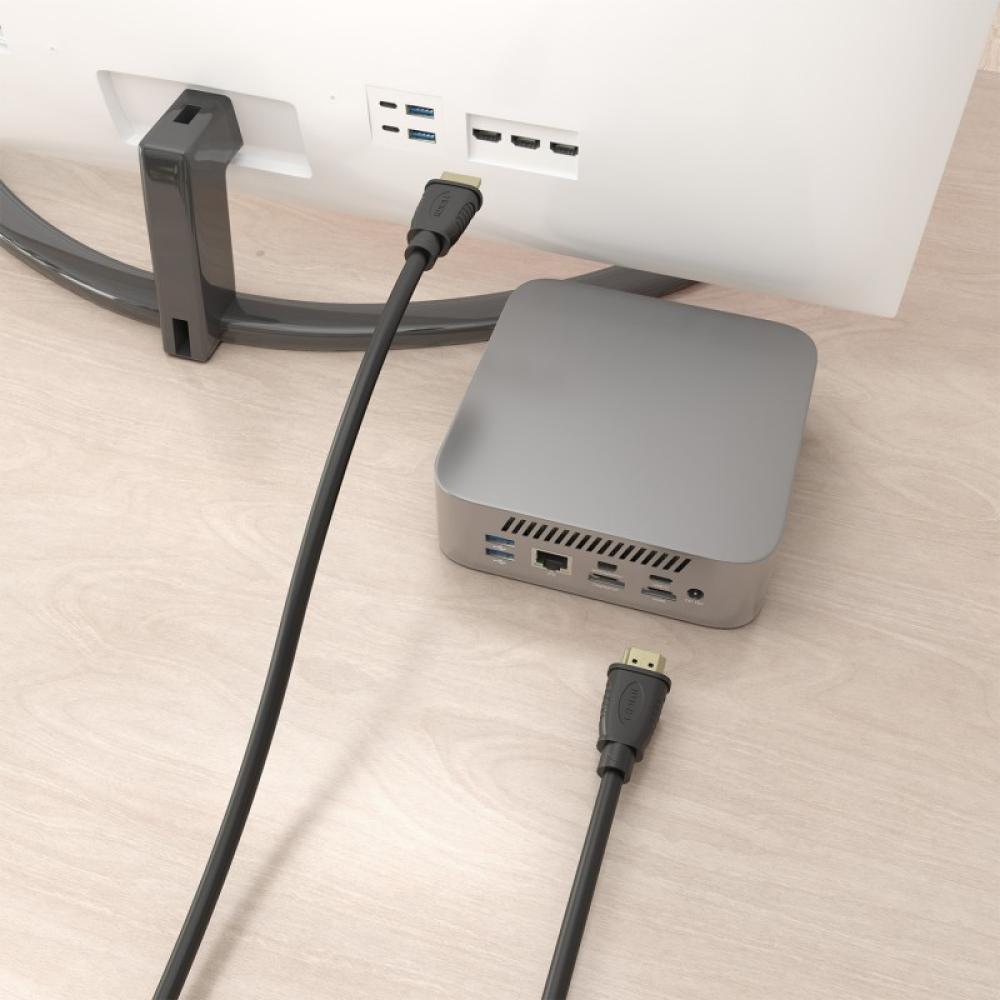 AISENS - Cable HDMI V2.1 CCS Ultra Alta Velocidad / HEC 8K@60Hz 48Gbps, A/M-A/M, Negro, 4.0m