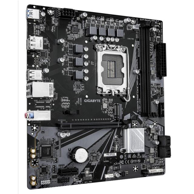 GIGABYTE - H610M D3W Placa Base - Compatible con procesadores Intel Core de 14ª generación, VRM de 5+1+1 fases, hasta 5600MHz DD