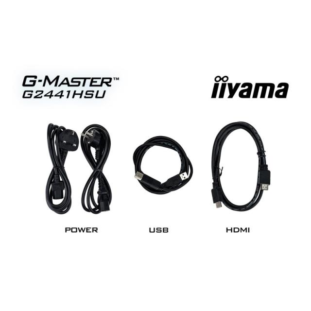 iiyama - G2441HSU-B1 pantalla para PC 60,5 cm (23.8") 1920 x 1080 Pixeles Full HD LED Negro