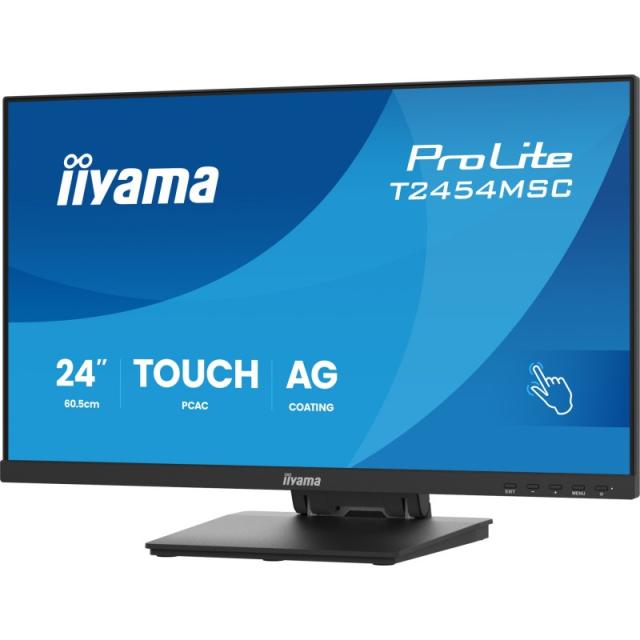 iiyama - ProLite T2454MSC-B3AG pantalla para PC 60,5 cm (23.8") 1920 x 1080 Pixeles Full HD LED Pantalla táctil Multi-usuario Ne