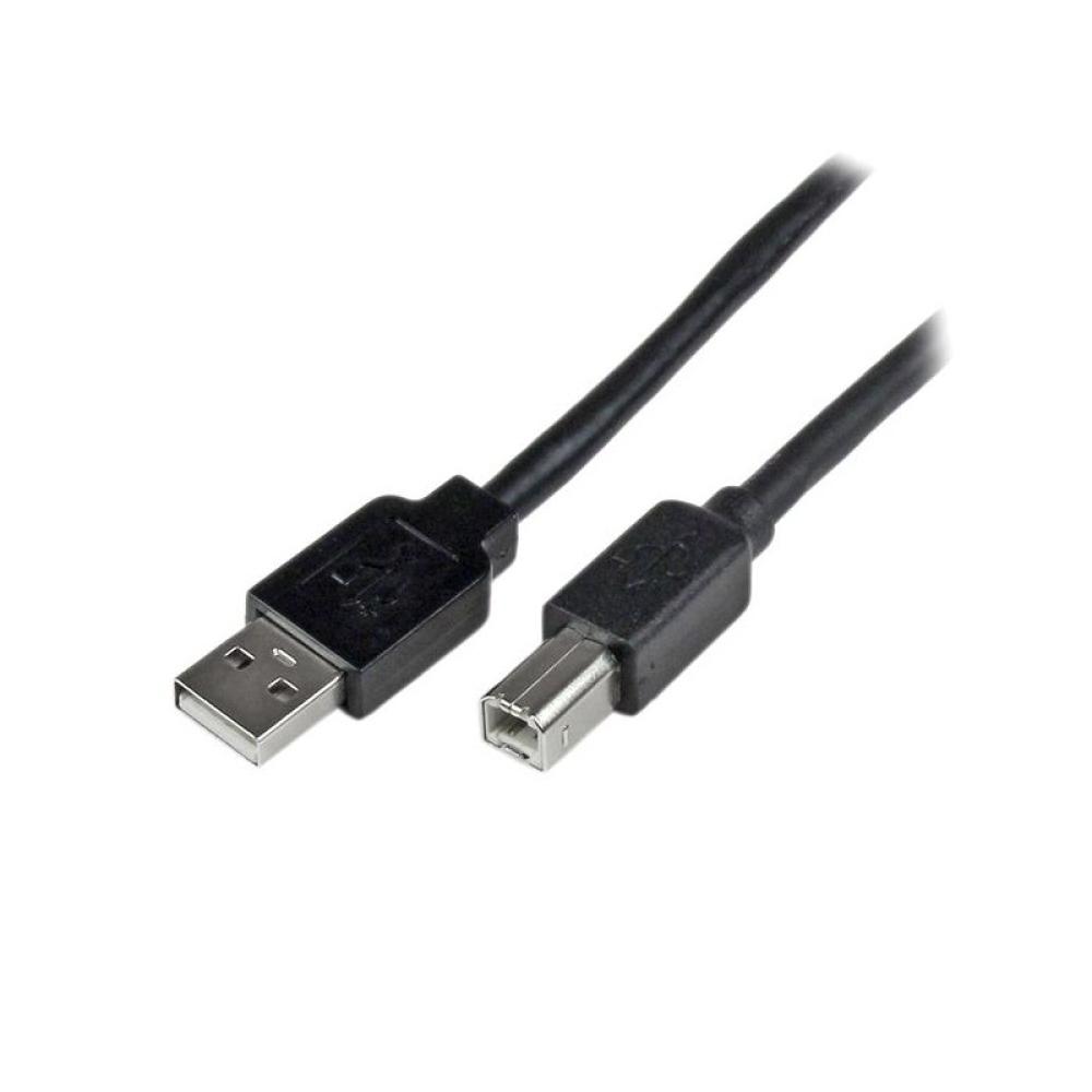 StarTech.com - Cable 20 Metros 20m USB B Macho a USB A Macho Activo Amplificado USB 2.0 - Impresora