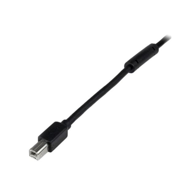 StarTech.com - Cable 20 Metros 20m USB B Macho a USB A Macho Activo Amplificado USB 2.0 - Impresora