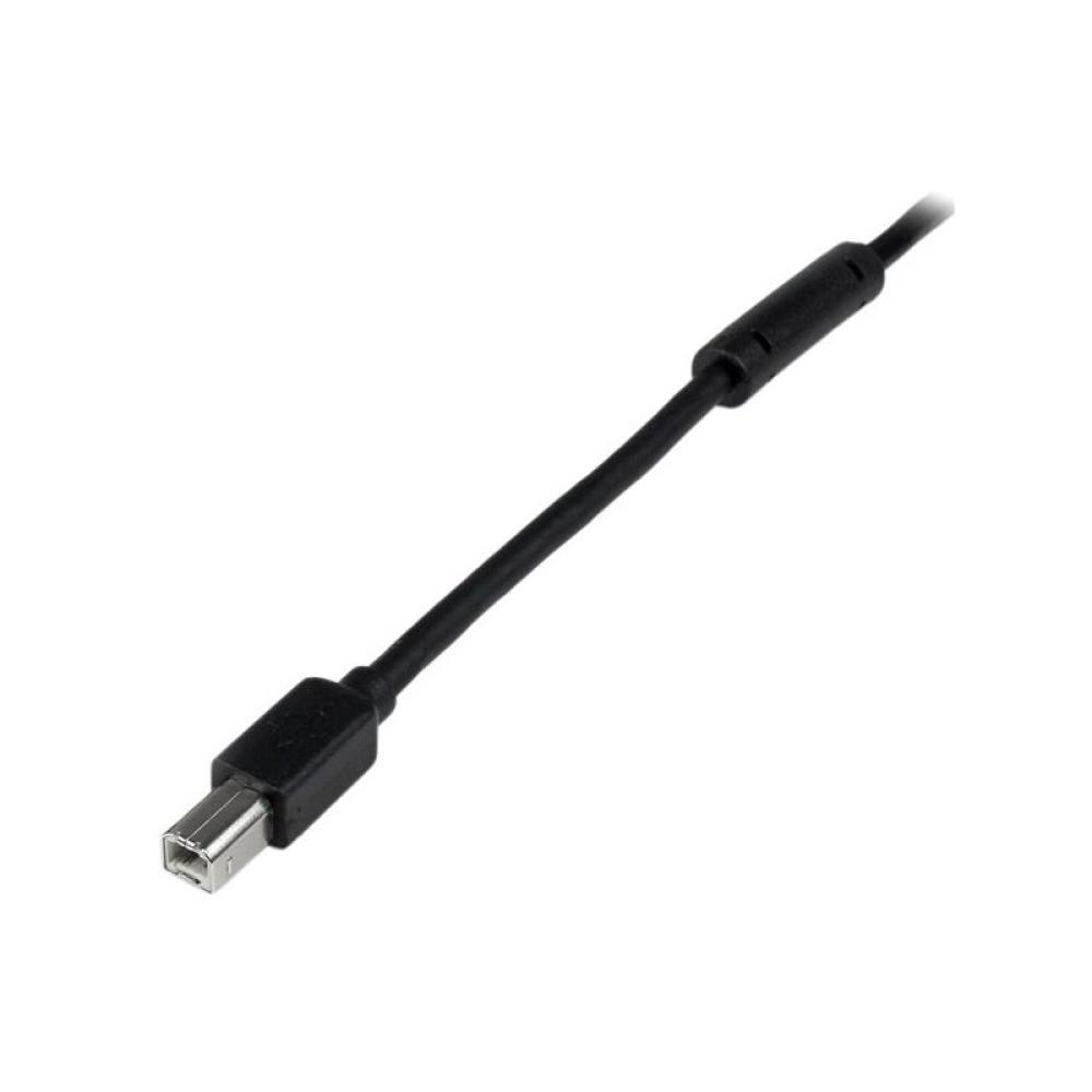 StarTech.com - Cable 20 Metros 20m USB B Macho a USB A Macho Activo Amplificado USB 2.0 - Impresora