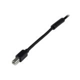 StarTech.com - Cable 20 Metros 20m USB B Macho a USB A Macho Activo Amplificado USB 2.0 - Impresora
