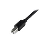 StarTech.com - Cable 20 Metros 20m USB B Macho a USB A Macho Activo Amplificado USB 2.0 - Impresora