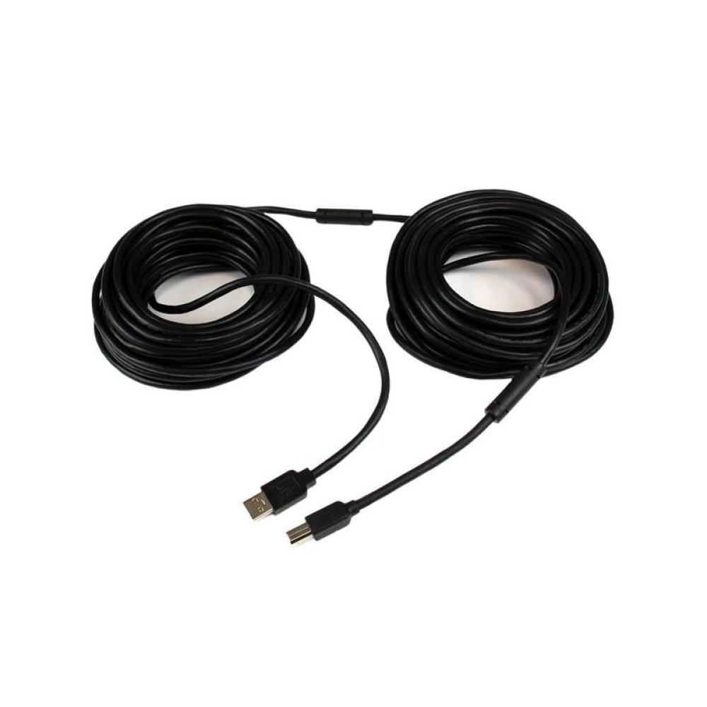 StarTech.com - Cable 20 Metros 20m USB B Macho a USB A Macho Activo Amplificado USB 2.0 - Impresora