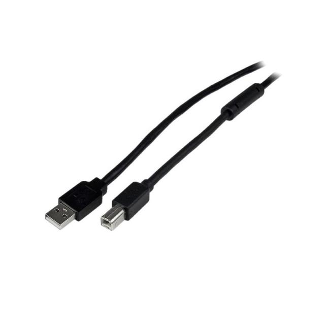 StarTech.com - Cable 20 Metros 20m USB B Macho a USB A Macho Activo Amplificado USB 2.0 - Impresora