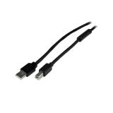 StarTech.com - Cable 20 Metros 20m USB B Macho a USB A Macho Activo Amplificado USB 2.0 - Impresora