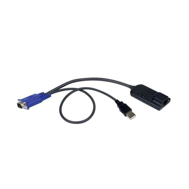 Vertiv - Avocent MPUIQ-VMCHS cable para video, teclado y ratón (kvm) Negro, Azul 0,3556 m