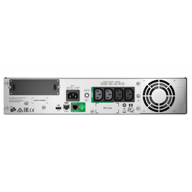 APC - SMT1000RMI2UC sistema de alimentación ininterrumpida (UPS) Línea interactiva 1 kVA 700 W 4 salidas AC