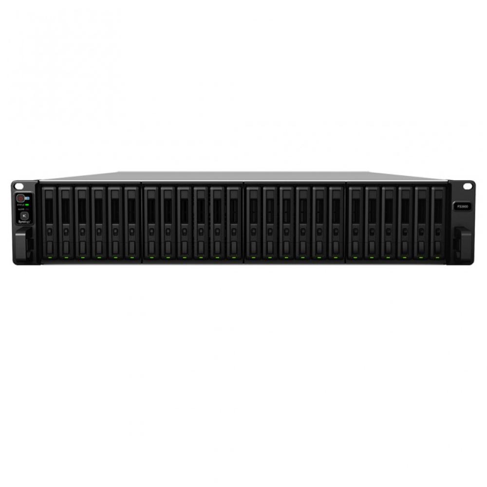 Synology - FlashStation FS3600 servidor de almacenamiento NAS Bastidor (2U) Intel® Xeon® D D-1567 16 GB DDR4 Negro