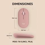 Logitech - 910-007014 ratón Viajes Ambidextro RF Wireless + Bluetooth Óptico 4000 DPI