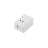 Lanberg - OK1-0001-W caja de conexiones de red Cat6 Blanco