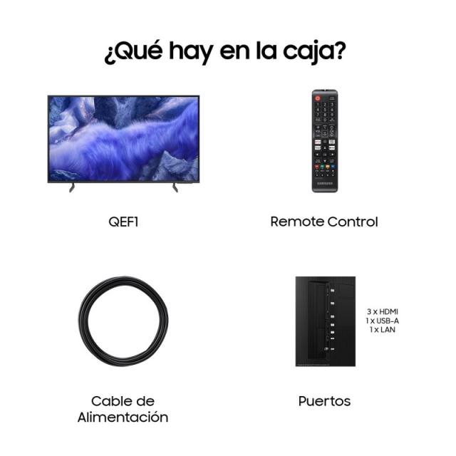 Samsung - TV 50" QLED QE1F 4K Vision AI Smart TV 2025