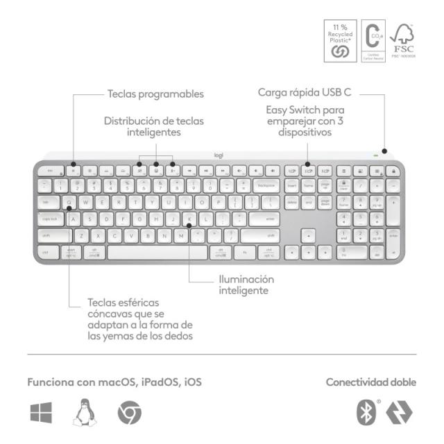 Logitech - MX Keys S - 920-011578