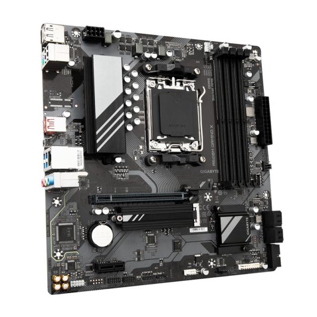 GIGABYTE - A620M GAMING X Placa base - Soporta CPUs AMD Ryzen 8000, VRM digital de 8+2+1 fases, hasta 8000MHz DDR5 (OC), 1xPCIe