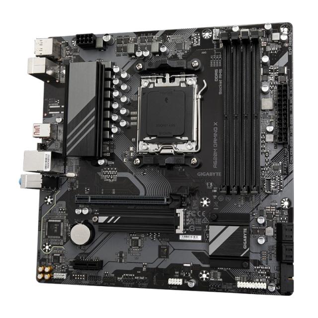 GIGABYTE - A620M GAMING X Placa base - Soporta CPUs AMD Ryzen 8000, VRM digital de 8+2+1 fases, hasta 8000MHz DDR5 (OC), 1xPCIe