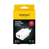 Intenso - POWER ADAPTER USB-A/USB-C/7803012 Universal Blanco Corriente alterna Carga rápida Interior