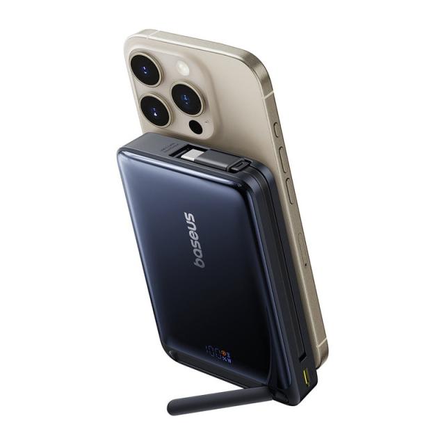 Baseus - Nomos 10000 mAh Cargador inalámbrico Negro