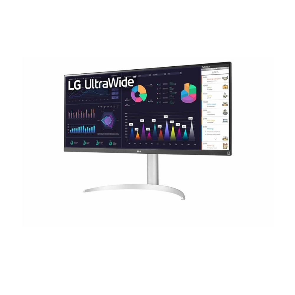 LG - 34WQ650-W pantalla para PC 86,4 cm (34") 2560 x 1080 Pixeles WFHD LCD Plata, Blanco