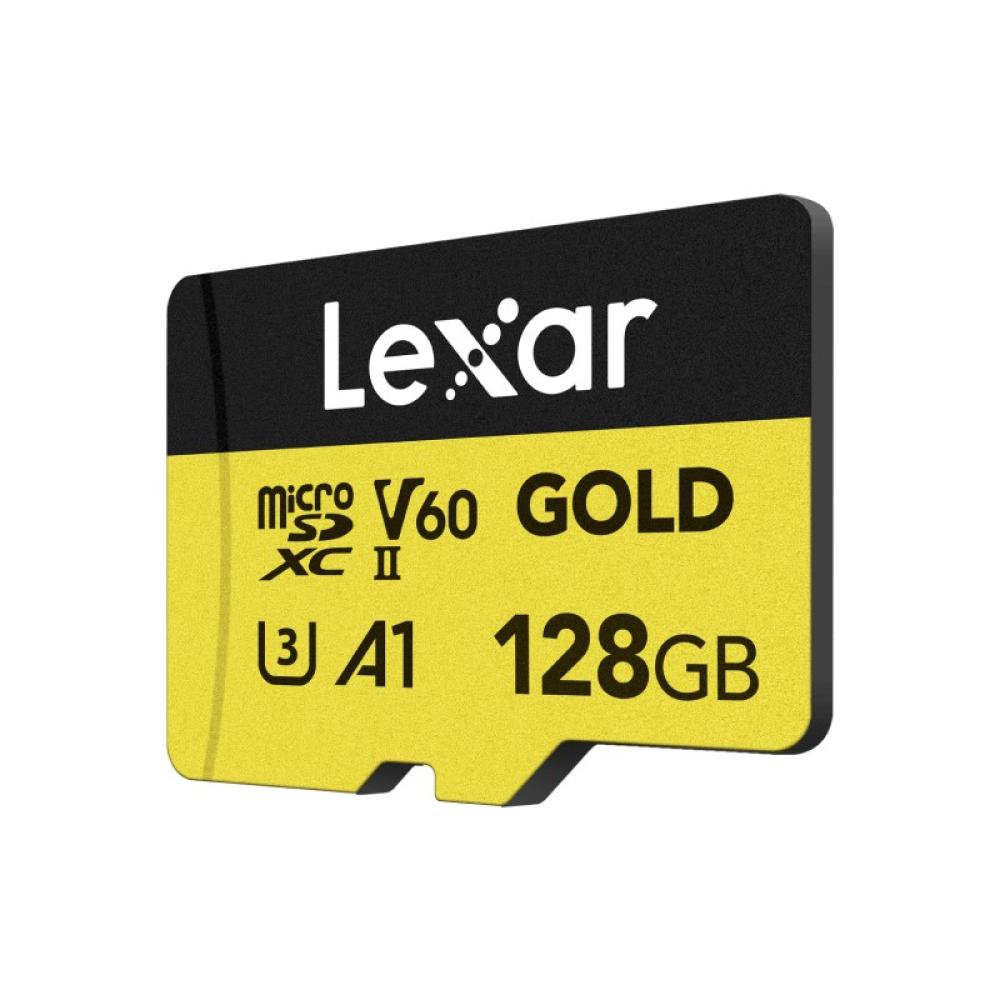Lexar - Professional GOLD 128 GB MicroSDXC UHS-II