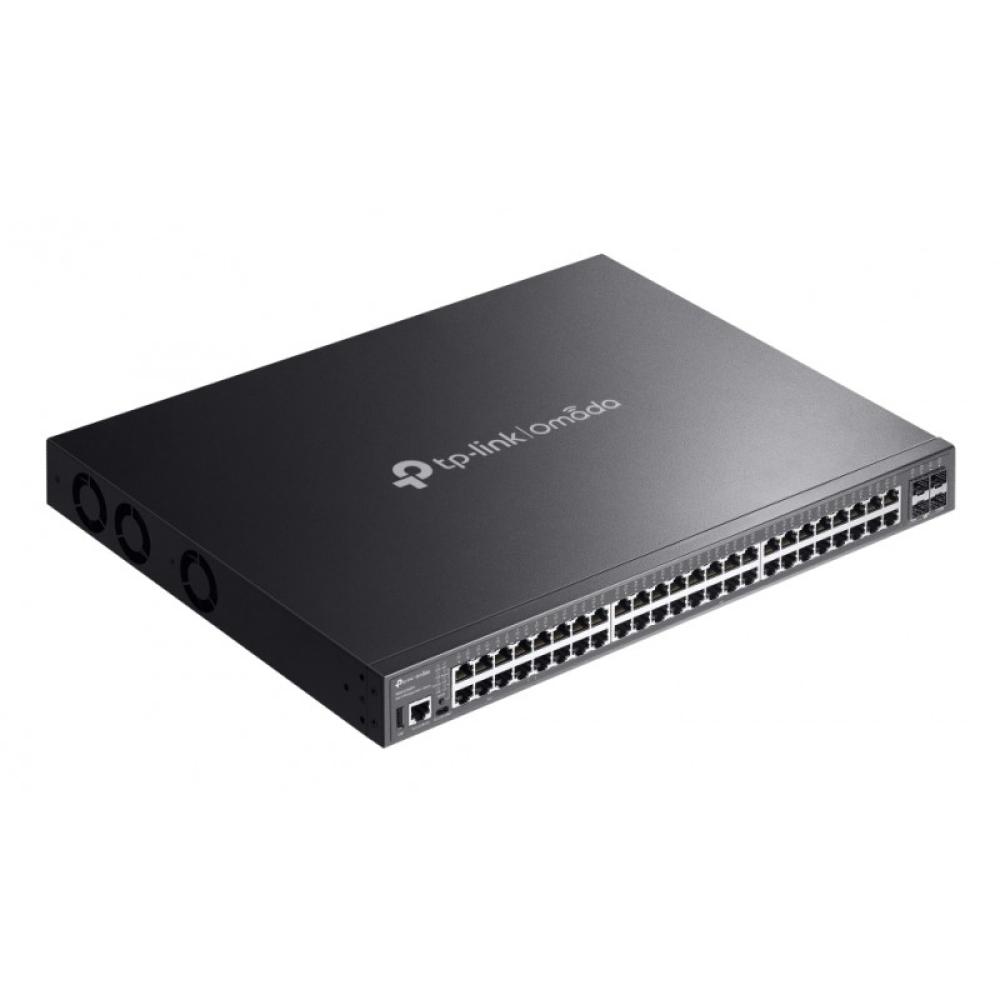 TP-Link - Omada SG5452XMPP switch Gestionado L3 Gigabit Ethernet (10/100/1000) Energía sobre Ethernet (PoE) Negro