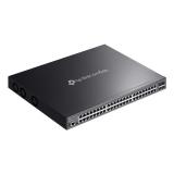 TP-Link - Omada SG5452XMPP switch Gestionado L3 Gigabit Ethernet (10/100/1000) Energía sobre Ethernet (PoE) Negro