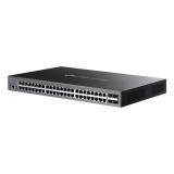 TP-Link - Omada SG5452XMPP switch Gestionado L3 Gigabit Ethernet (10/100/1000) Energía sobre Ethernet (PoE) Negro