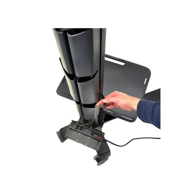 Ergotron - Neo-Flex Mobile MediaCenter VHD Negro Panel plano Carro multimedia