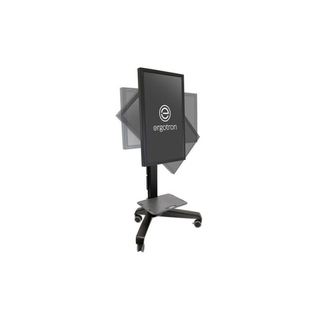 Ergotron - Neo-Flex Mobile MediaCenter VHD Negro Panel plano Carro multimedia