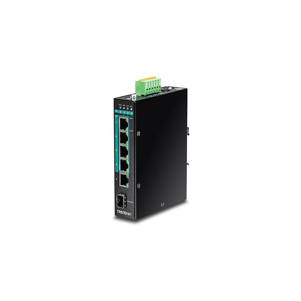 Trendnet - TI-PG541 switch No administrado L2 Gigabit Ethernet (10/100/1000) Energía sobre Ethernet (PoE) Negro