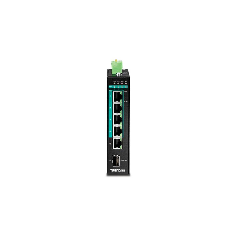 Trendnet - TI-PG541 switch No administrado L2 Gigabit Ethernet (10/100/1000) Energía sobre Ethernet (PoE) Negro
