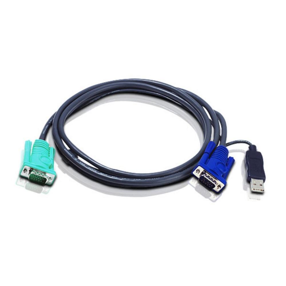 ATEN - Cable KVM USB con SPHD 3 en 1 de 5 m