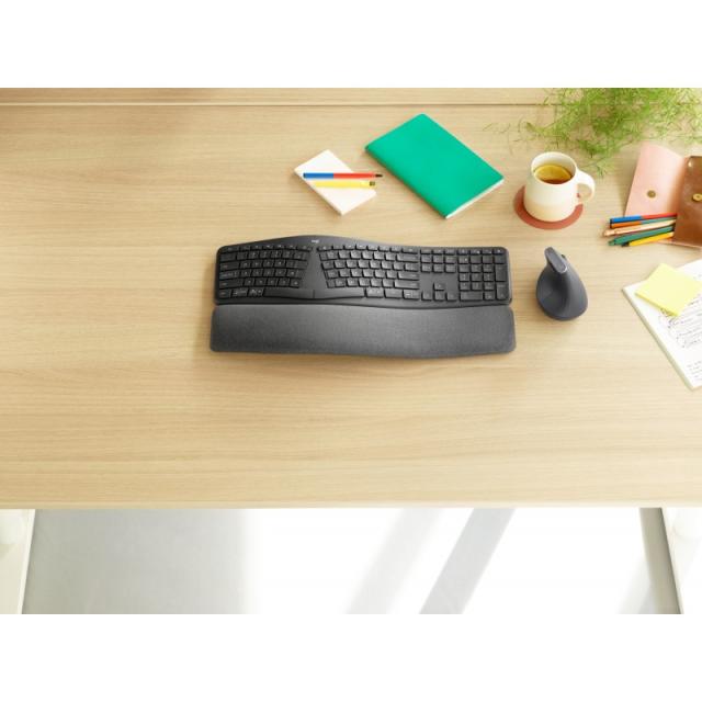 Logitech - 920-010350 teclado Oficina Bluetooth QWERTY Español Grafito