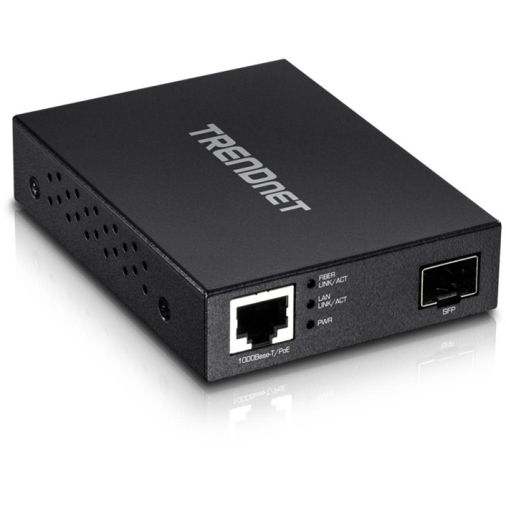 Trendnet - TFC-PGSFP convertidor de medio 2000 Mbit/s Negro