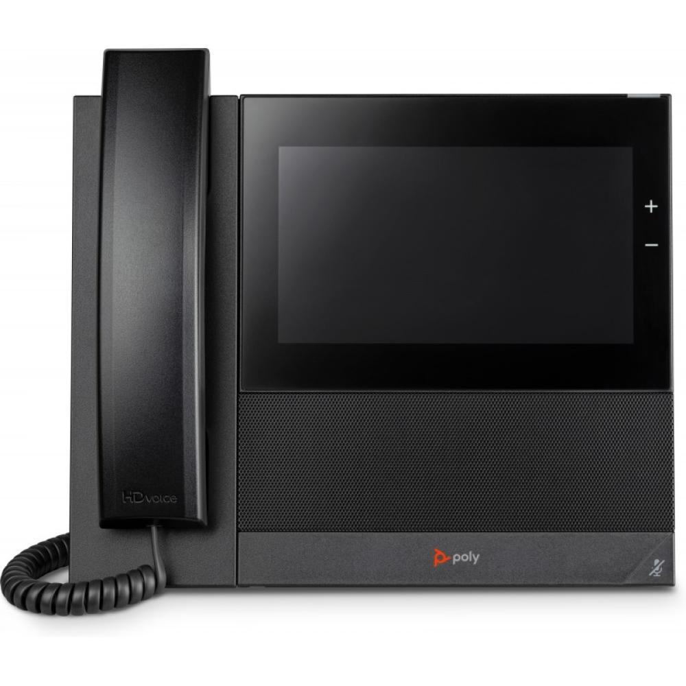 HP Poly - Teléfono multimedia empresarial Poly CCX 600 para Microsoft Teams y habilitado para alimentación a través de Ethernet